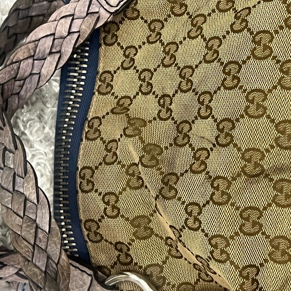 Gucci Bamboo Bar Shoulder Bag GG Canvas - Picture 8 of 16